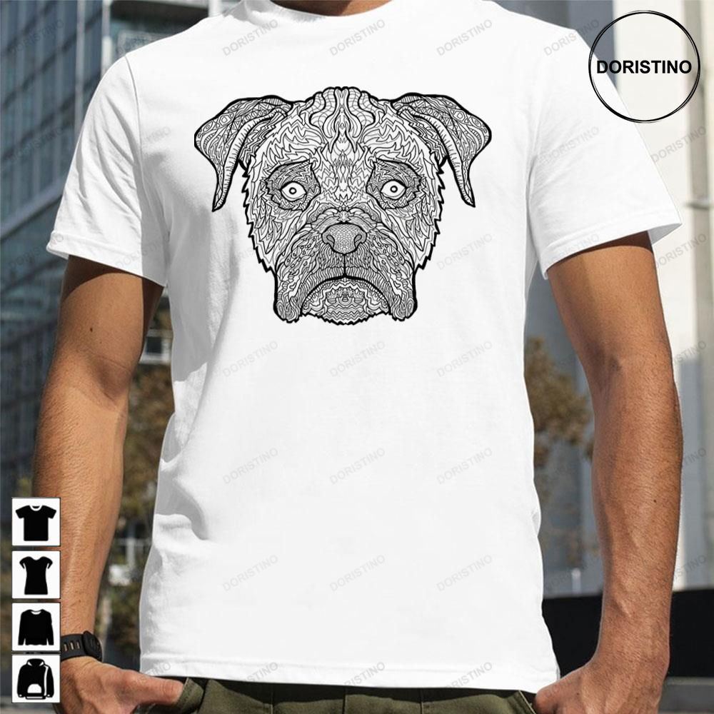 Boxer Dog Detailed Dogs Illustration Limited Edition T-shirts